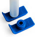 1 Pair Durable Dark Blue Ski Glides for Drive Walkers