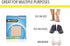 Extra Durable Moleskin Patches 10 Pack - 3" x 3" by RadBizz