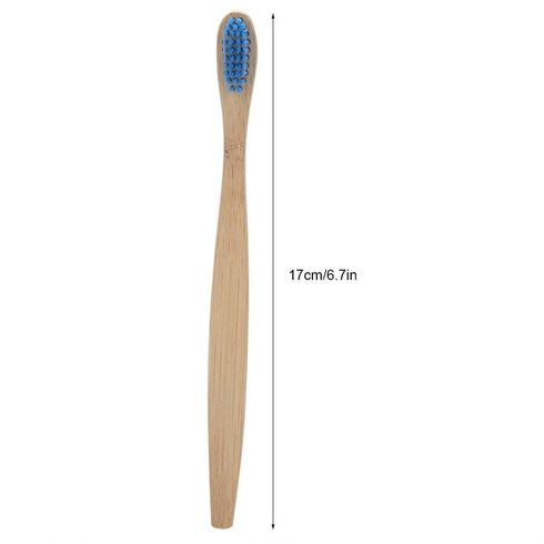 Toothbrush Soft Nylon, 6 Colors Recyclable for Oral Care (Blue)