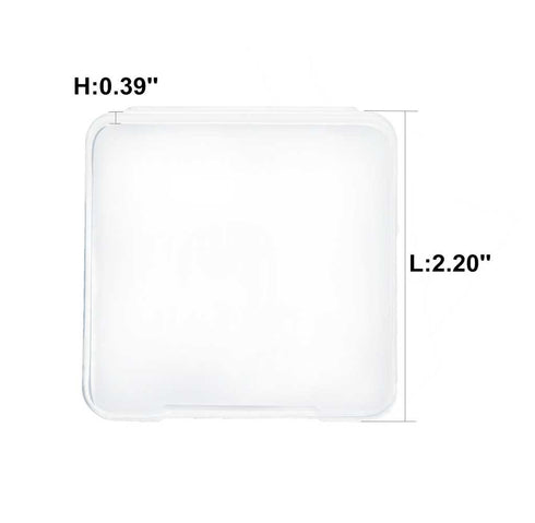KOOBA 2pcs Round Makeup Sponges with Travel Case, Beauty Face Primer Compact Powder Puff