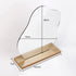 Makeup Mirror with Stand, Acrylic Desk Decor Aesthetic Mirror, Separable Wall Mounted Gift Mirror for Women Men Girls