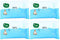 Mother Sparsh Unscented Thick Fabric Baby Water Wipe (Blue, 10 Wipes) - Pack of