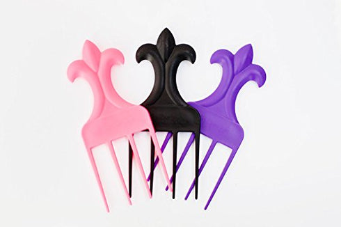 Purple Hair Pick