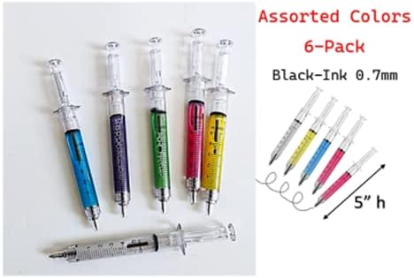 Real Life Hero Notepads Gift Set with Matching 1.5" Button and 6-Pk Syringe Pens