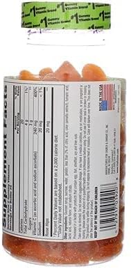 VitaFusion Power C Gummy Vitamins for Adults, Absolutely Orange, 150 ct, Pack of 3