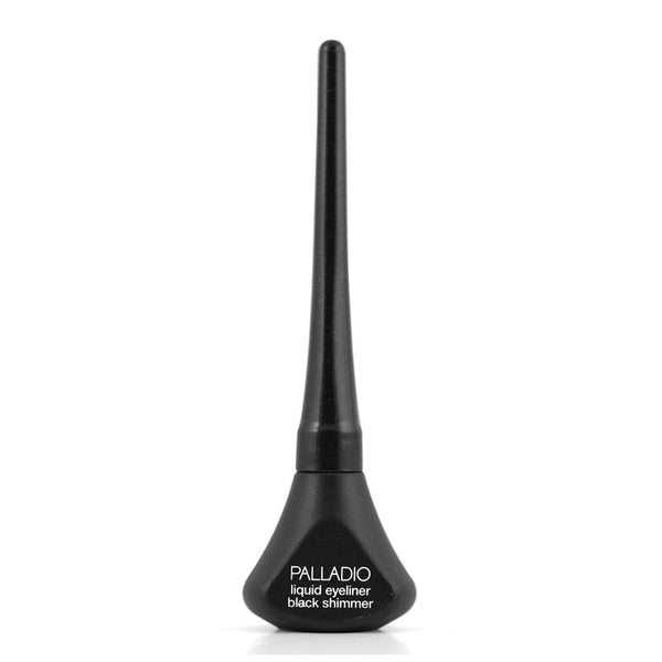 Palladio Liquid Eyeliner, Black Shimmer, Waterproof, Highly Pigmented, Includes Easy G Wand Applicator