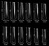 LoveOurHome XL Coffin Acrylic Nail Tips - 240pc Ballerina Shaped Full Cover Artificial Fingernails for Nail Extension