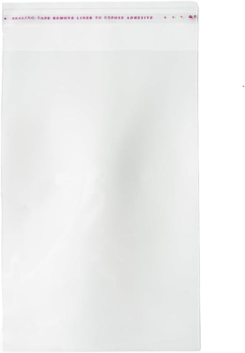 Generic Self Sealing Cellophane Bags 200Pcs - Clear Self-Adhesive OPP Bags for Versatile Use, Resealable Packaging for