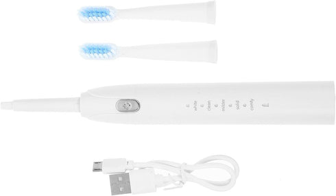 HAMPPLIES Electric Toothbrush for Waterproof Five-Speed USB Charging Soft Bristle Toothbrush with Built-in