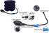 Upgraded Premium Flannel Inflatable Cervical Neck Traction Pillow - Pain Relief Collar (for Adults, Dark Blue)