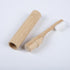 HUAZEXINX Folding Travel Toothbrush Bamboo Toothbrushes Case Holder Kit Portable Soft Bristle Travel Size Toothbrush