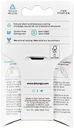DrTung's Stainless Steel Tongue Cleaner & Smart Floss Bundle - Tongue Cleaner for Adults, Kids, Natural Floss, Travel