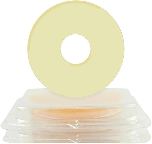 THUJPKU 20 PCS 2mm Ostomy Barrier Rings, Moldable Ostomy Supplies, Flexible Medical Grade