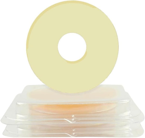 THUJPKU 20 PCS 2mm Ostomy Barrier Rings, Moldable Ostomy Supplies, Flexible Medical Grade
