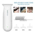 SweetLF Hair Clippers, Silent Cordless Trimmer, Mini Cutting Kit with 3 Guide Combs, USB Rechargeable, White