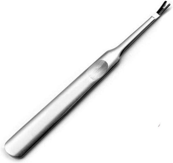 Professional Stainless Steel Cuticle Pusher Trimmer, Nails Cleaner Scissors Remover Nipper Clipper