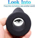 Yoikun Black Hollow Butt Plug, Silicone Butt Plug Anal Expander Vaginal Expander Anal Stretcher for Anal Trainer Anal