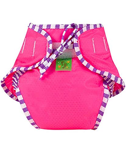 Kushies Pink Swim Diaper, Large