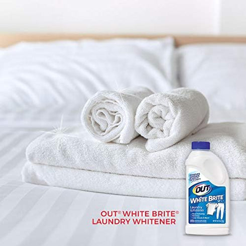 OUT White Brite Laundry Whitener & Rust Stain Remover Powder - Brightening Formula