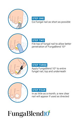 Antifungal Medication: 1% Tolnaftate & 10 Plant Medicines - Toenail Fungus Treatment Gel, Athletes Foot, Jock Itch