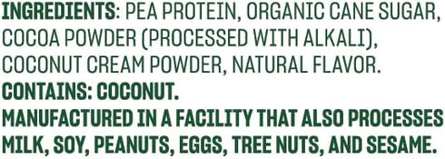 Vega Protein Made Simple, Dark Chocolate, Stevia Free Vegan Protein Powder, 36.3oz (2 lbs 4.3 oz)