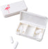 4 Pcs Daily Pill Box Case, Waterproof Medicine Organizer, Mini Pill Container for Travel Use