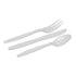 Dixie DXECM168 Heavy-Duty White Foods Cutlery, 168 Pieces