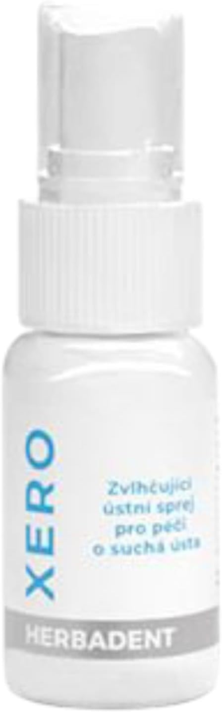 HERBADENT Moisturizing Oral Spray with Xylitol, Hyaluronic Acid & Herbal Extracts Fluoride Free