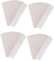 Bamboo Paper Towels, Reusable Paper Towels, 4 Boxes, Absorbent Cleaning Paper, White Rectangle
