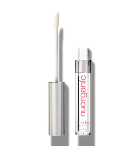 nuorganic Brow Growth Serum, Stronger + Thicker + Longer Eyebrows in 30 Days, Vegan + Cruelty Free