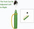 JHNGYJY 2-in-1 Fork and Spoon with Adjustable Hand Strap - Adaptive Eating Aid for Seniors and Disabled - Easy Dining