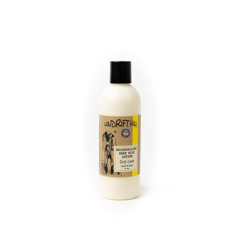 Windrift Hill Goat's Milk Lotion, Moisturizing, Zesty Lemon