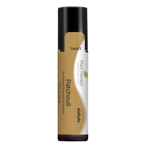 Plant Therapy Patchouli Essential Oil 100% Pure, Therapeutic Grade, Pre-Diluted Roll-On, 10 mL (1/3 oz)