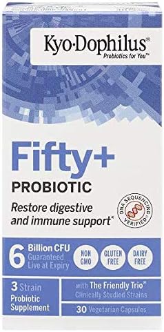 Fifty Plus Probiotic, 30 Count, 6 Billion CFU