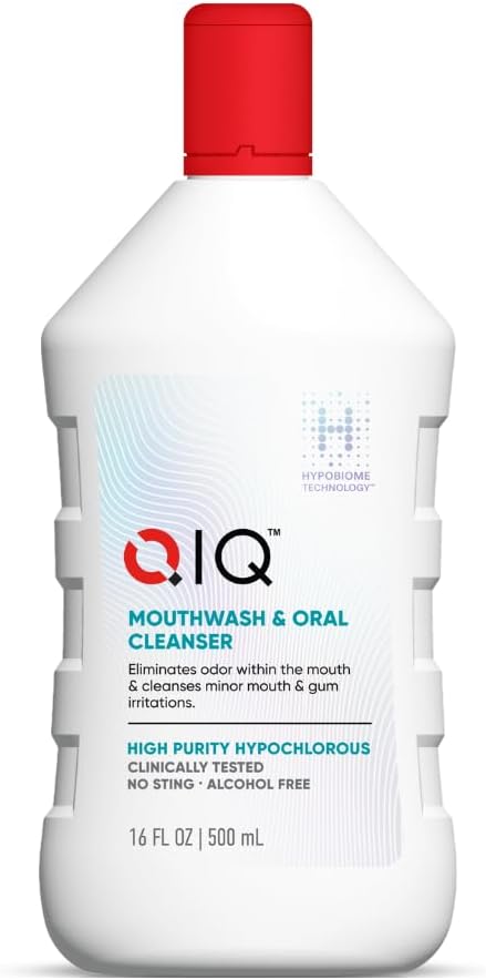 Mouthwash and Oral Cleaner, High Purity Hypochlorous Acid, Sting Free, Alcohol Free for Superior Oral Hygiene (16oz)