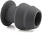 Hollow Silicone Anal Dilator Peep Threaded Anal Plug Masturbation for Couple Pleasure(L)