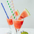 Green Paper Drinking Straws, 7.75 inch, 100 Pack Christmas Green Recyclable Eco Friendly Disposable Drinking Straw for