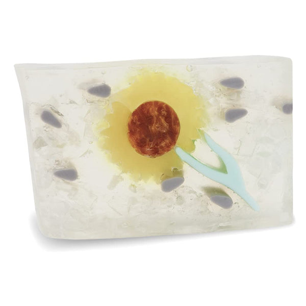Primal Elements Glycerin Bar Soap, 100% Vegetable Base, NO PARABENS, VEGAN, GLUTEN FREE, Sunflower