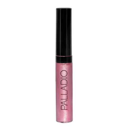 Palladio Lip Gloss, Passion Pink, Non-Sticky, Vitamin E and Aloe, Intense Color and Moisturization