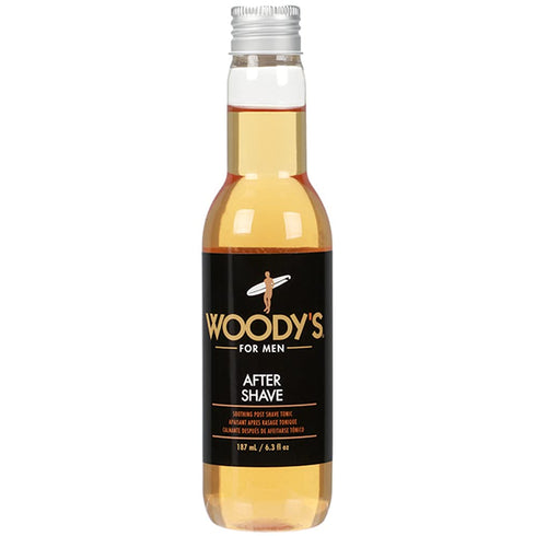 Woody's Aftershave for Men Tonic, Soothing After Shave with Aloe Vera, Calendula & Chamomile - 6.3 fl oz