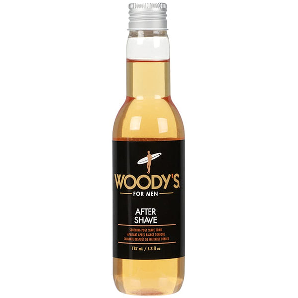 Woody's Aftershave for Men Tonic, Soothing After Shave with Aloe Vera, Calendula & Chamomile - 6.3 fl oz
