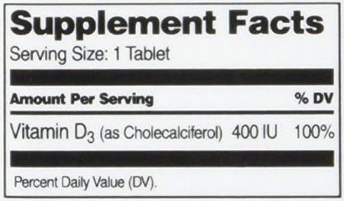 21st Century D3 Chewable - Orange Flavor 400 Iu 110 Chwbls