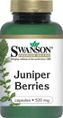 Swanson Juniper Berries Digestive Immune System Health Fiber Herbal Supplement 520 mg 100 Capsules (Caps)