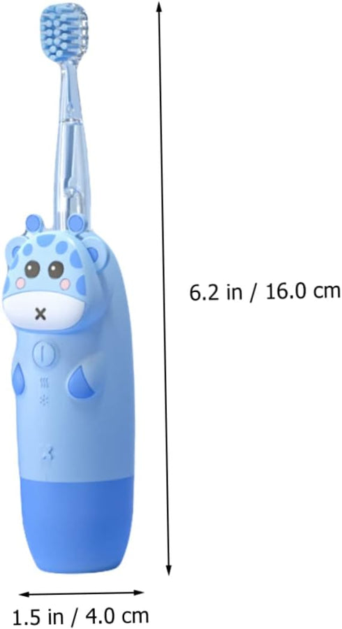 Set Beaupretty Boy Girl's Sonic Electric Toothbrush Colorful Cartoon Design Soft Bristles for Gentle Cleaning Ergonomic