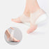 Heel Cup Insoles Half Height Increase Insoles, Invisible Silicone Shoe Lift Heel Pads 4.5CM Men Women