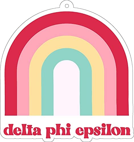 Delta Phi Epsilon Rainbow Air Freshener - 2/Pack, Flowers & Sunshine Scent