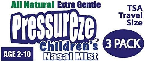 All Natural Preservative-Free Sterile Nasal Spray for Children - 130 Sprays, 18 ml (Pack of 3)