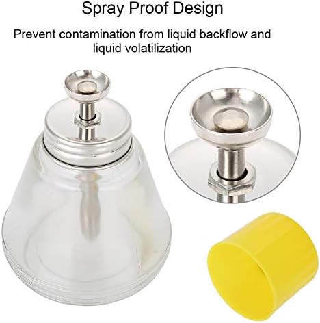 ZJchao 180 ml Press Bottle, Empty Nail Pump for Storing Nail Polish or Alcohol