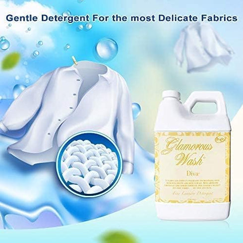 Tyler's Diva Glam Wash Laundry Detergent, 16 Fl Oz (Pack of 1) ILIOS Packaging.