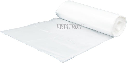 7-10 Gallon Trash Bags, 8 Micron High Density Garbage Can Liners, Natural Clear, 24" x 24", 1000 Count